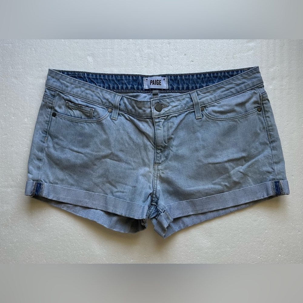 Paige Women's Blue Denim‎ Shorts